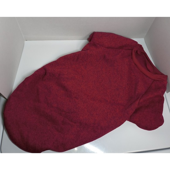 Set Of 2 Dog Sweatshirt Sweater Clothing For Medium Size Dogs Red, Navy Heather - Picture 4 of 9